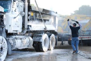 Hotsy at Work - 5 - Truck Pressure Washing