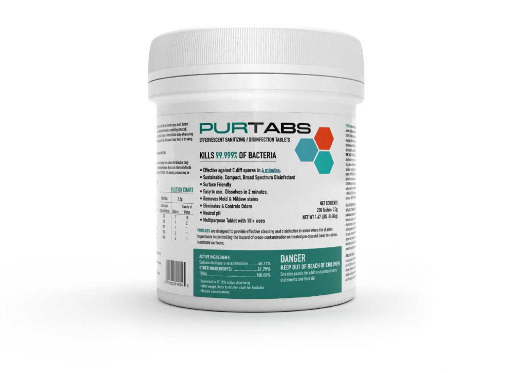 PURTABS Sanitizing Solution